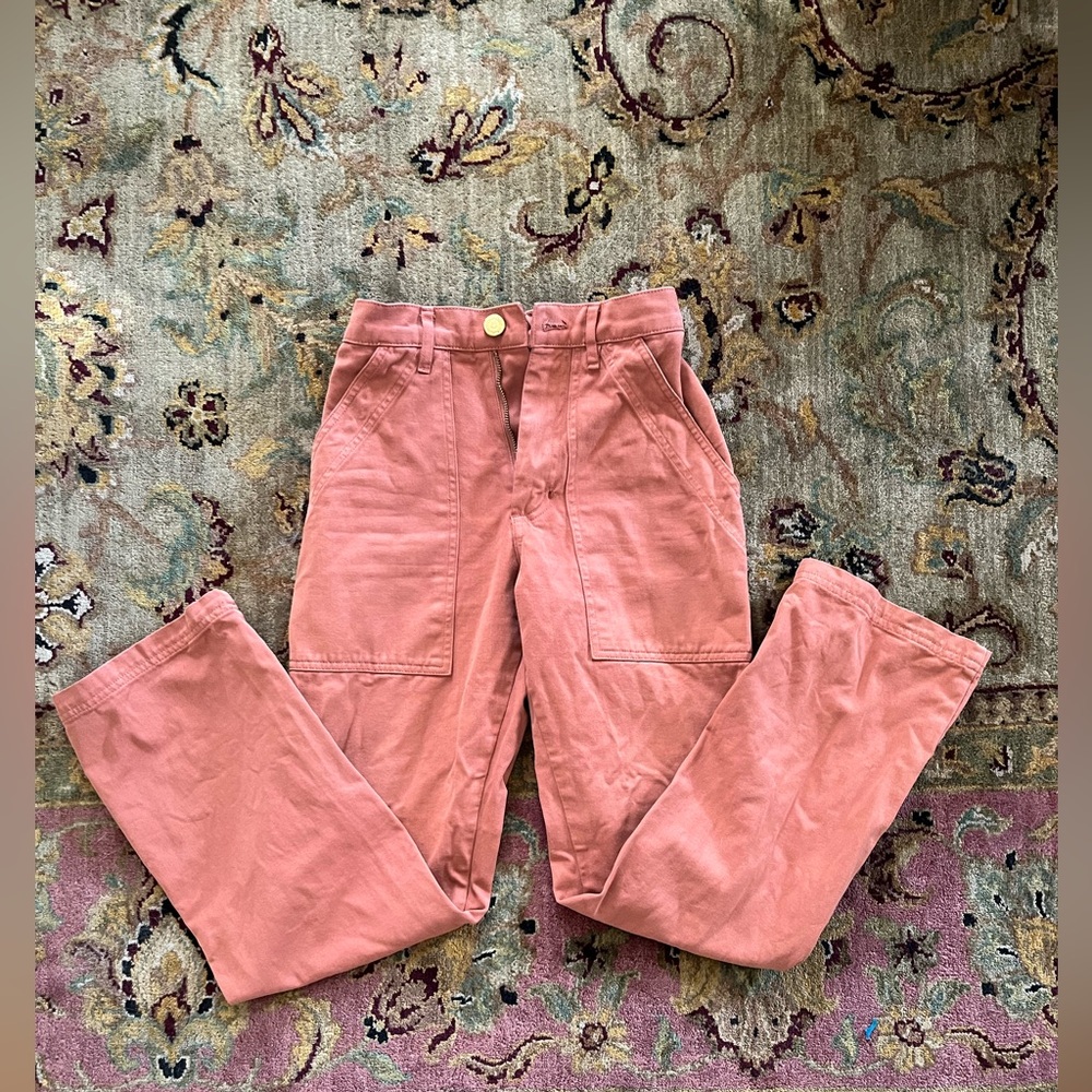 Big bud press work pants—clay red—XXS